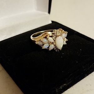 Genuine opal ring size 7